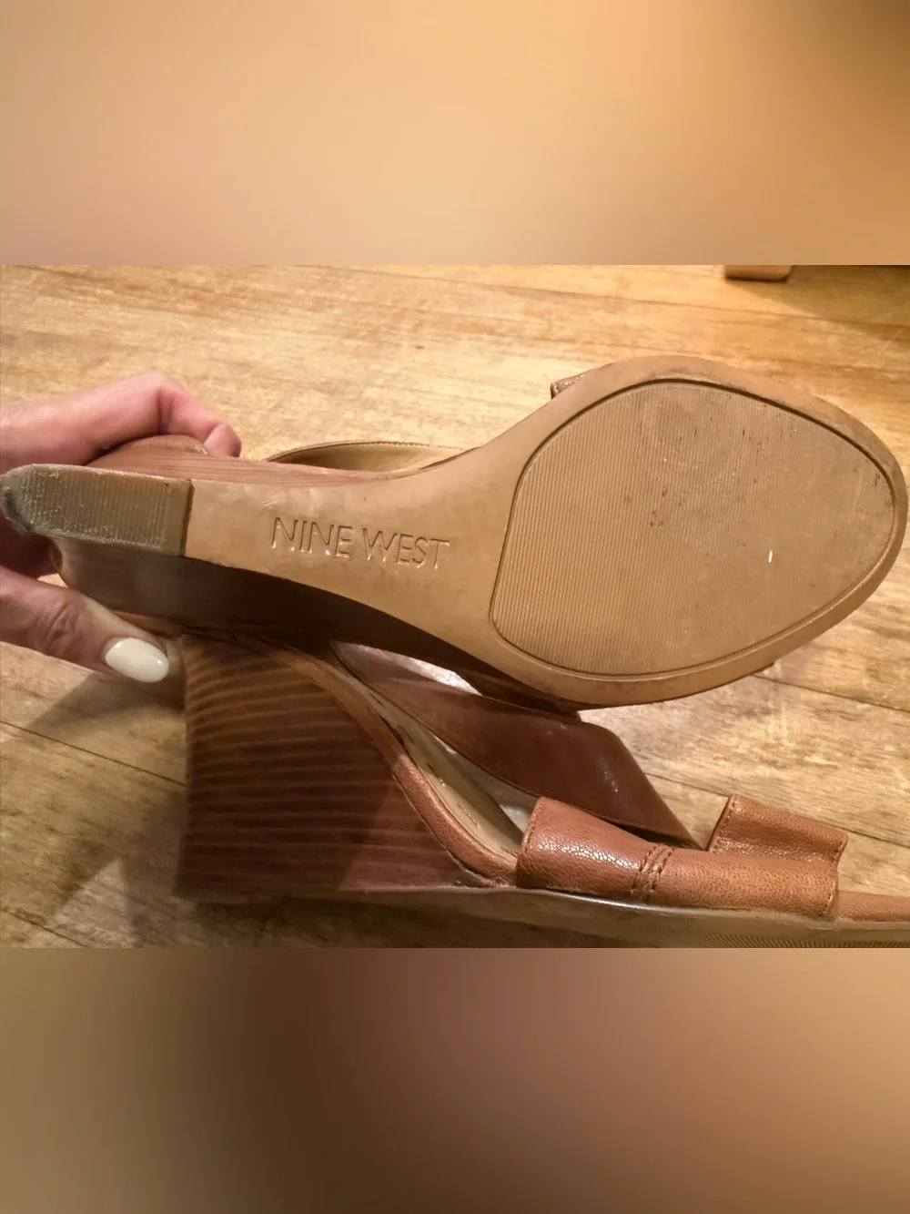 Women’s Tan Wedge Sandals